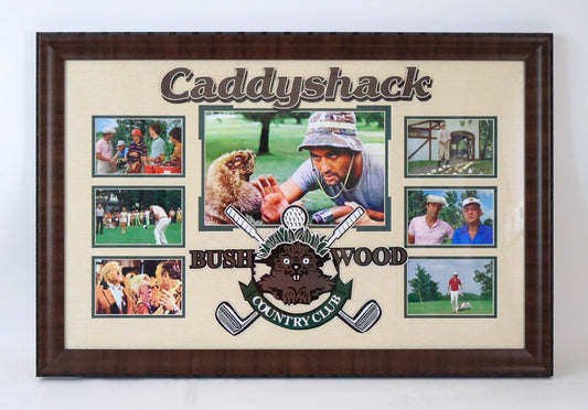 Caddyshack Laser Engraved Signature Framed Artwork - Latitude Sports Marketing