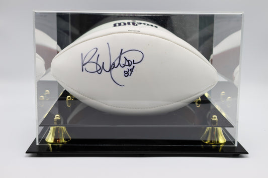 Ben Watson New England Patriots Autographed Football - Latitude Sports Marketing