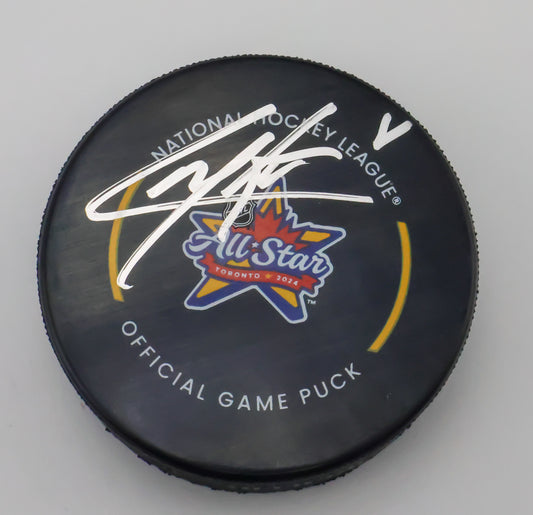 Cale Makar Autographed Colorado Avalanche 2024 NHL All Star Puck