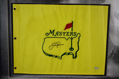 Jack Nicklaus Autographed Masters Flag Deluxe Frame