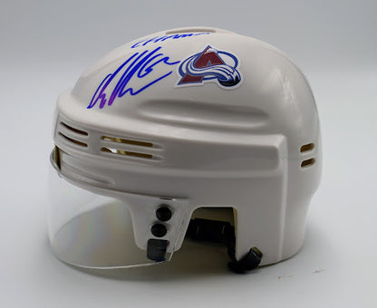 Artturi Lehkonen Autographed Mini Helmet Inscribed "22 Stanley Cup Champion"