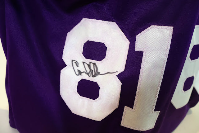 Alan Page, Carl Eller, Jim Marshall & Gary Larsen Autographed Minnesota Vikings Purple People Eaters  Custom Jersey