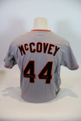 Willie McCovey Autographed Majestic San Francisco Giants Jersey "HOF 86"