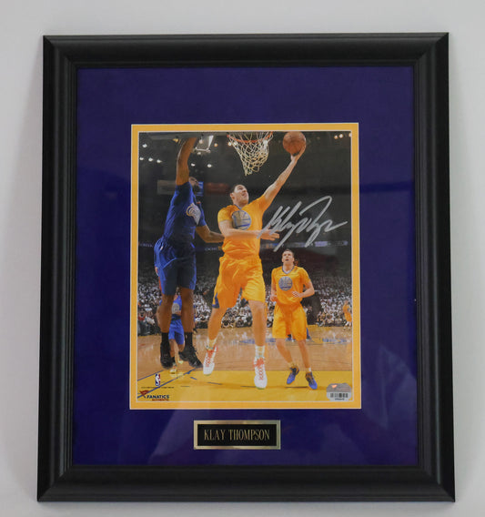 Klay Thompson Autographed Golden State Warriors 8x10 Photo