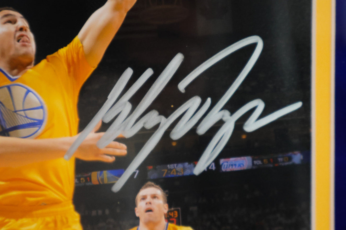 Klay Thompson Autographed Golden State Warriors 8x10 Photo