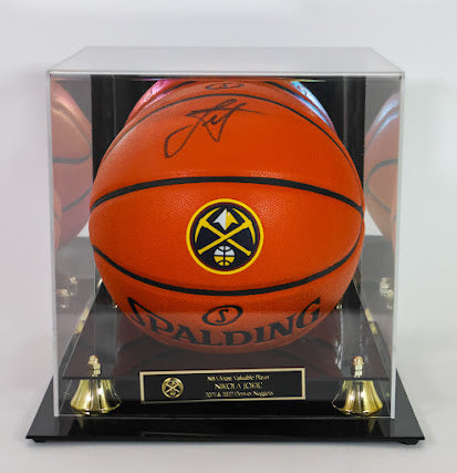 Nikola Autographed Spalding Denver Nuggets Basketball