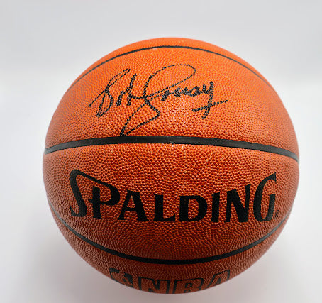 Bob Cousy Autographed Basketball