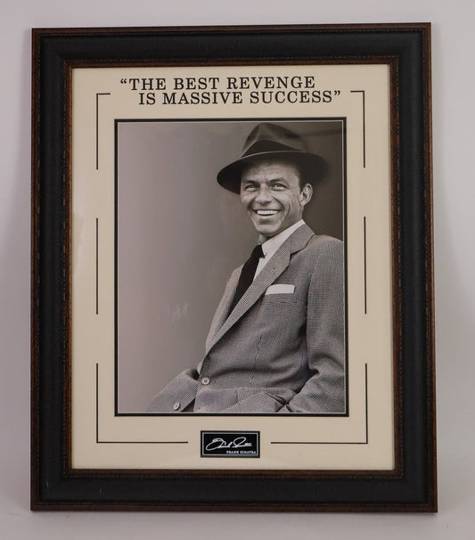 Frank Sinatra Laser Engraved Signature "The Best Revenge Is Massive Success"