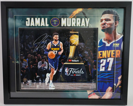 Jamal Murray Autographed Denver Nuggets 16X20 Photo Shadow Box Framed
