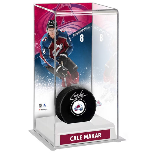 Cale Makar Colorado Avalanche 4X6X10 Hockey Puck Case - Puck Not Included