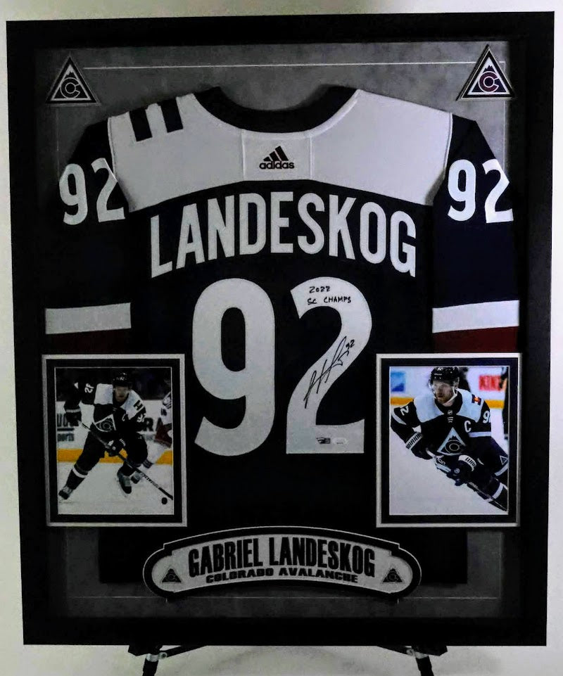 Gabriel Landeskog Signed Colorado Avalanche 2022 Stanley Cup Adidas Jersey