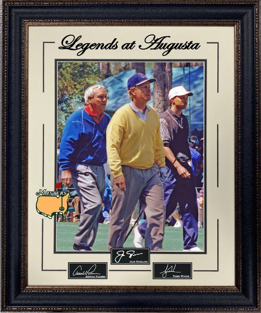 Legends at Augusta - 1996 Masters Arnold, Jack, & Tiger - Latitude Sports Marketing