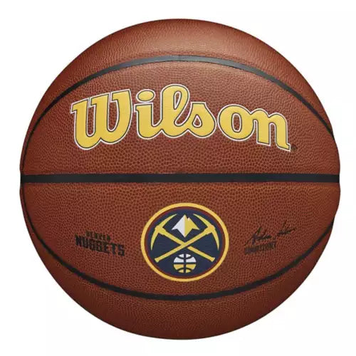 Denver Nuggets Logo Unsigned Wilson Basketball