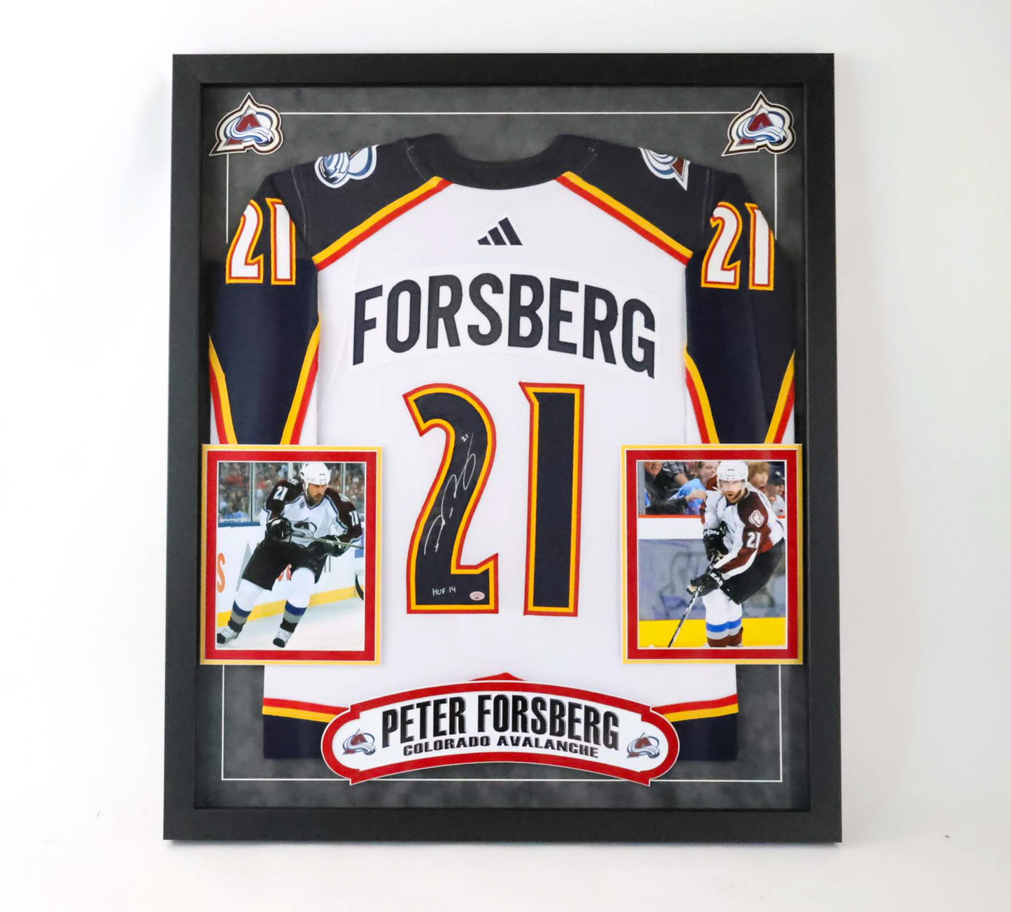 Peter Forsberg Colorado Avalanche Autographed Jersey - Latitude Sports Marketing