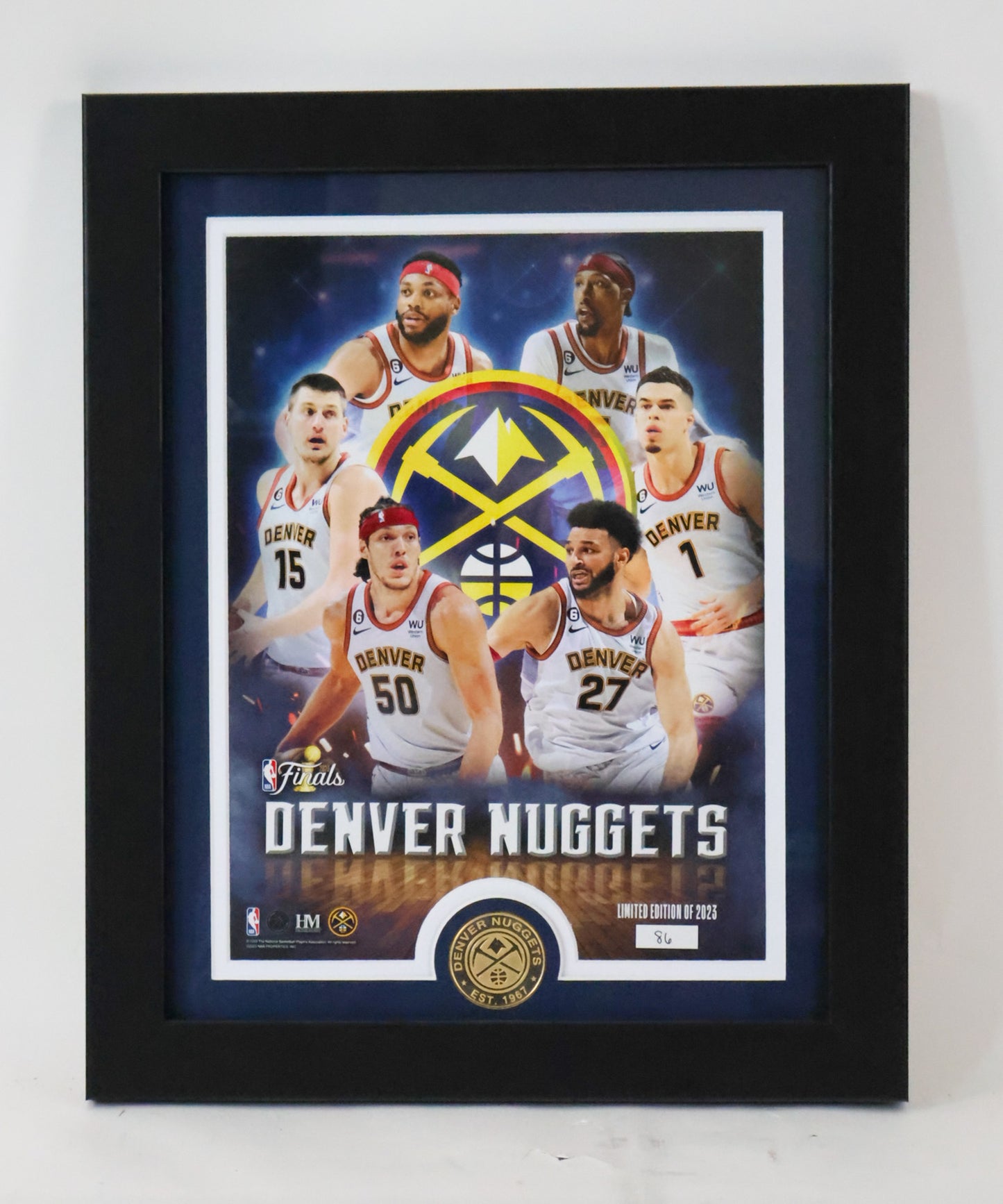 Denver Nuggets NBA Finals Highland Mint Photo