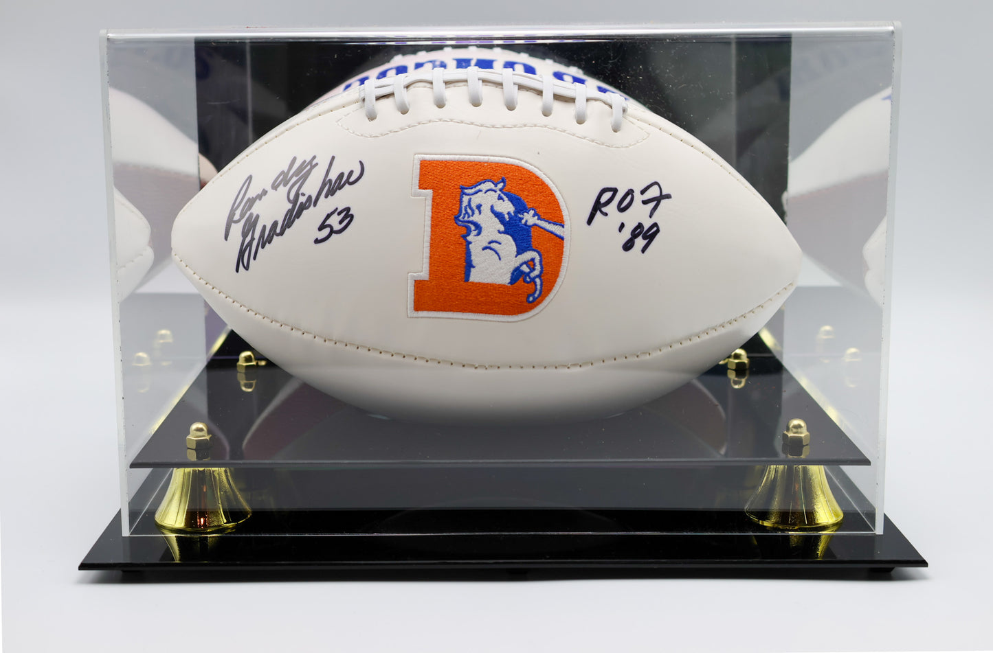 Randy Gradishar Denver Broncos Autographed Football