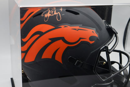 John Elway Denver Broncos Autographed Replica Helmet
