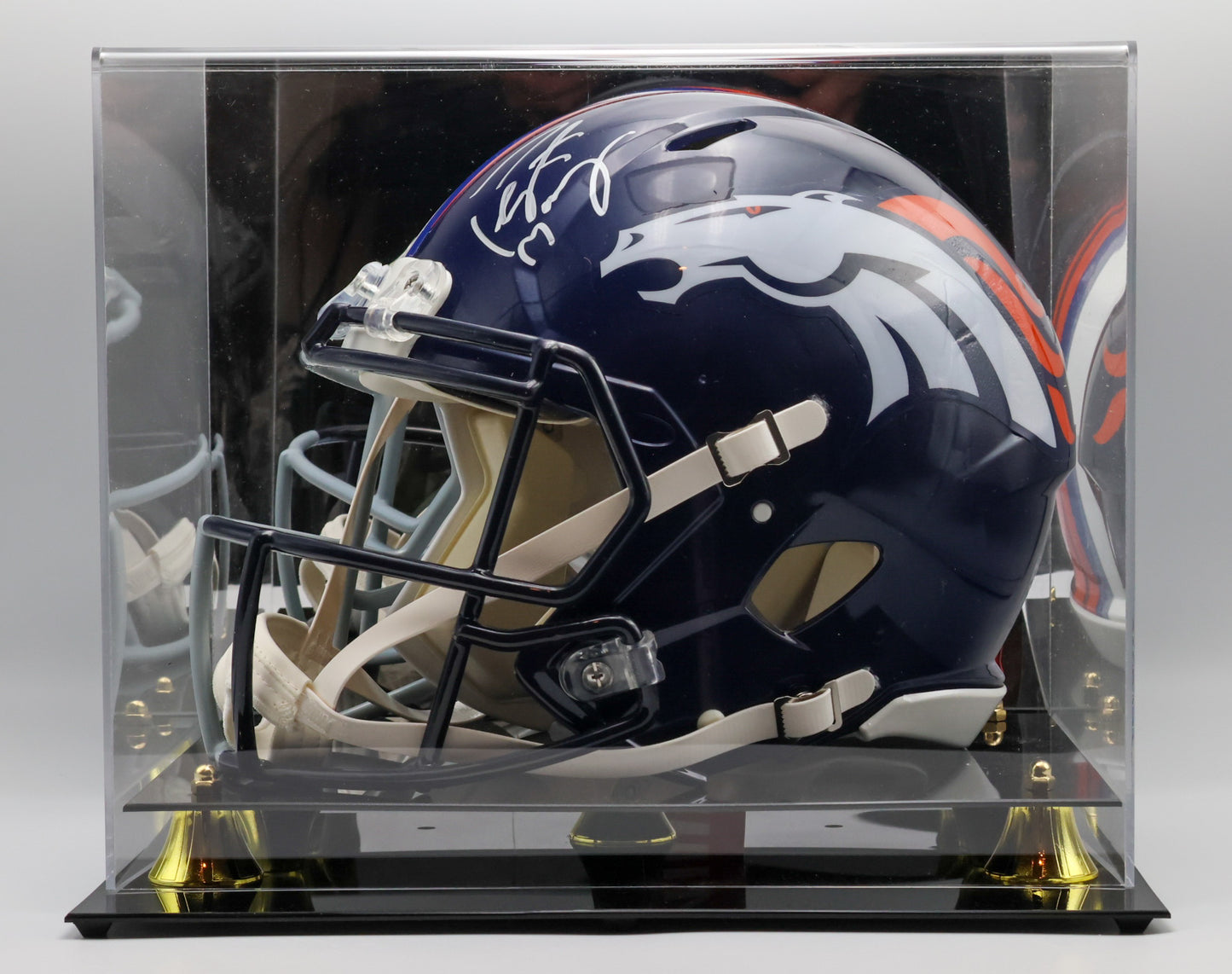 Peyton Manning Denver Broncos Indianapolis Colts Autographed Replica Helmet
