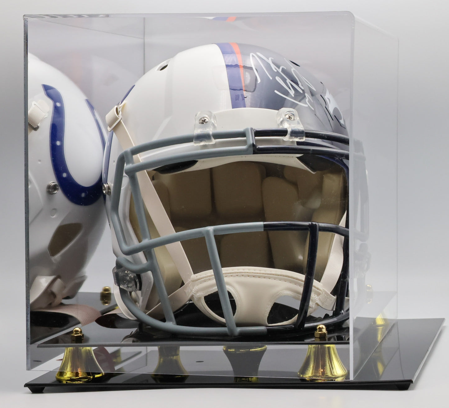 Peyton Manning Denver Broncos Indianapolis Colts Autographed Replica Helmet