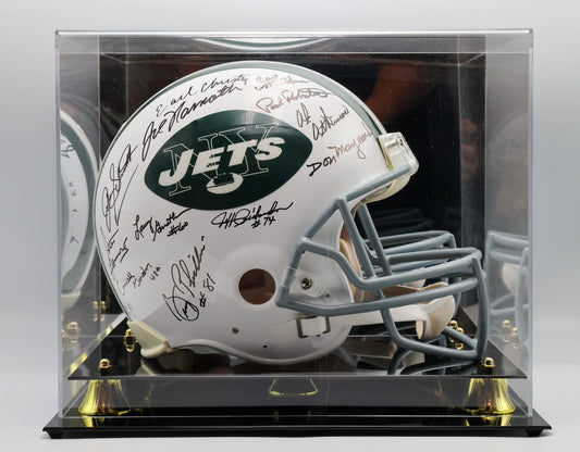 1969 New York Jets Super Bowl III Team Autographed Helmet