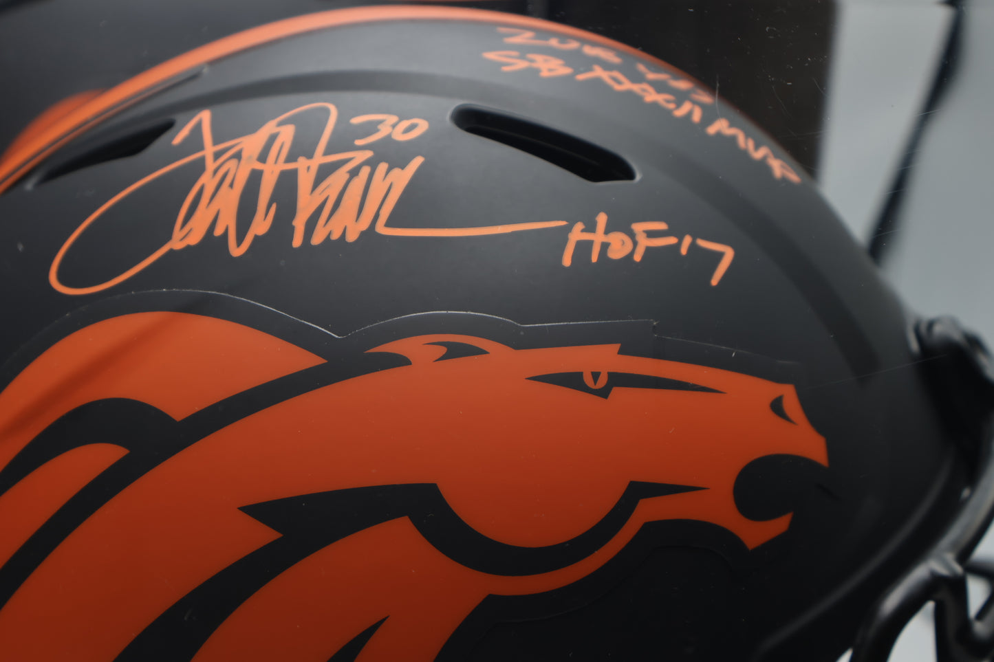 Terrell Davis Denver Broncos Autographed Pro Helmet