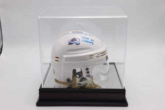Gabriel Landeskog Colorado Avalanche Autographed Mini Helmet with Inscription