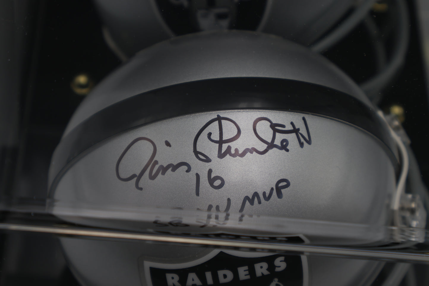 Jim Plunkett Las Vegas Raiders Autographed Mini Helmet