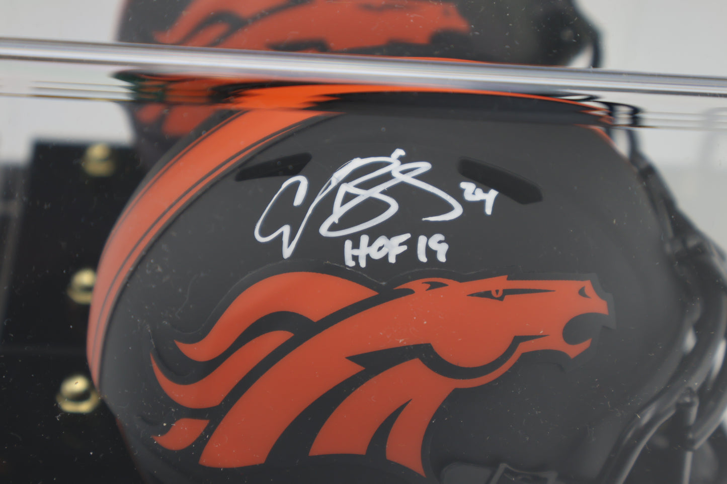 Champ Bailey Denver Broncos Autographed Mini Helmet