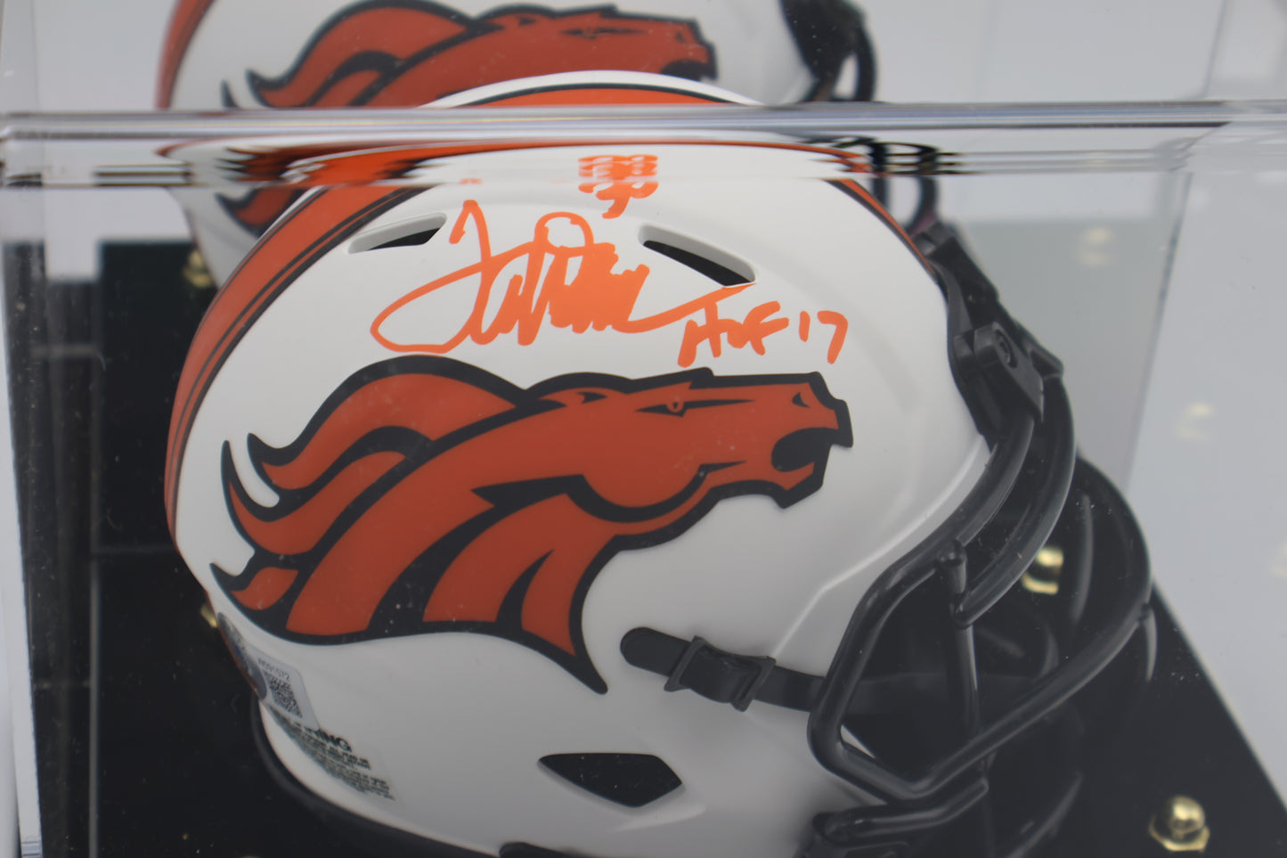 Terrell Davis Denver Broncos Autographed Mini Helmet