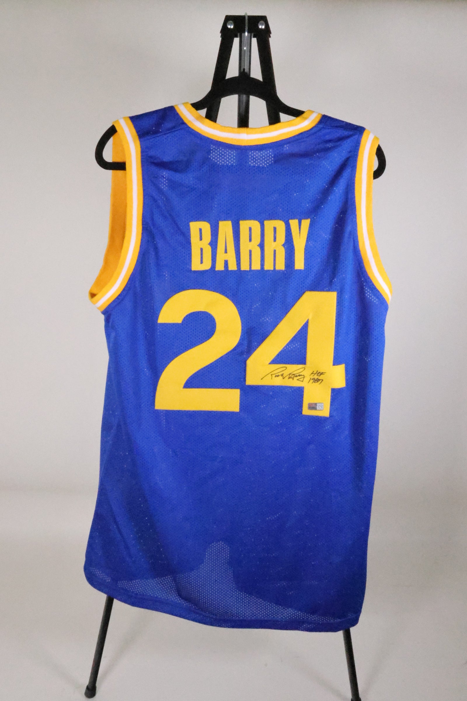 Rick Barry Golden State Warriors Autographed Jersey - Latitude Sports Marketing