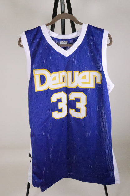 David Thompson Denver Nuggets Autographed Jersey - Latitude Sports Marketing