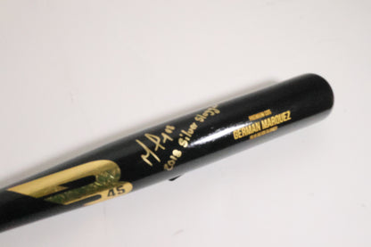 German Marquez Colorado Rockies Autographed Baseball Bat