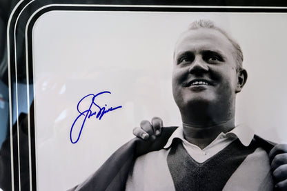Jack Nicklaus and Arnold Palmer Signed and Framed Photo