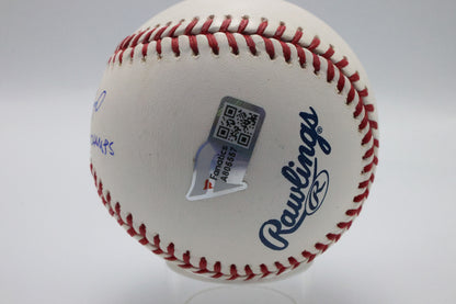 Sandy Koufax Autographed Los Angeles Dodgers Baseball Featuring Multiple Inscritpions