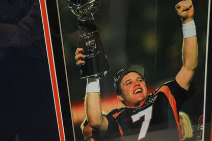 John Elway Autographed Denver Broncos Super Bowl XXXlll Deluxe Framed Jersey