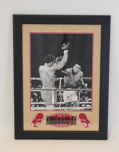 Muhammad Ali Autographed 16x20 Frame Includes JSA Full Letter