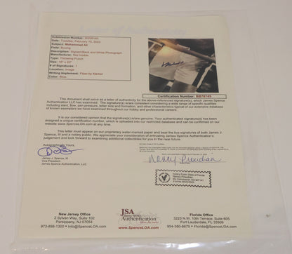 Muhammad Ali Autographed 16x20 Frame Includes JSA Full Letter