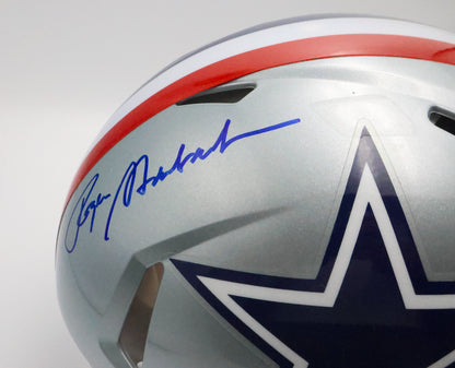 Roger Staubach autographed Pro Speed Cowboys Helmet