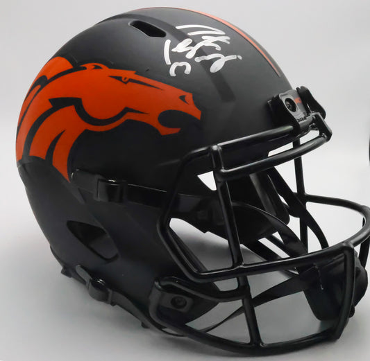 Peyton Manning Autographed Broncos Replica Eclipse Helmet