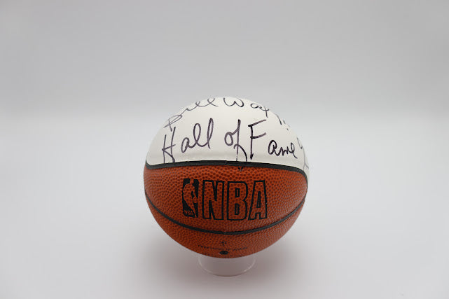 Bill Walton Autographed mini basketball Inscribed Hall of Fame 93