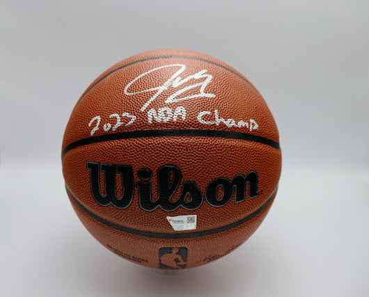 Jamal Murray Denver Nuggets Autographed Basketball Inscribed 2023 NBA Champ