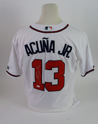 Ronald Acuña Jr. Autographed Jersey JSA