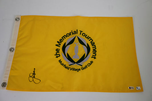 Jack Nicklaus Autographed Flag