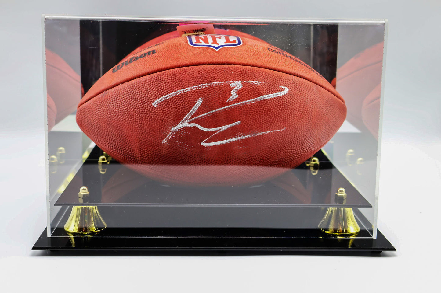 Russell Wilson Denver Broncos Autographed Football - Latitude Sports Marketing