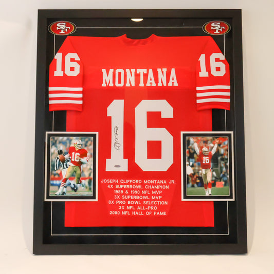 Joe Montana San Francisco 49ers Autographed Jersey - Latitude Sports Marketing