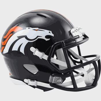 Denver Broncos Navy Blue Mini Helmet