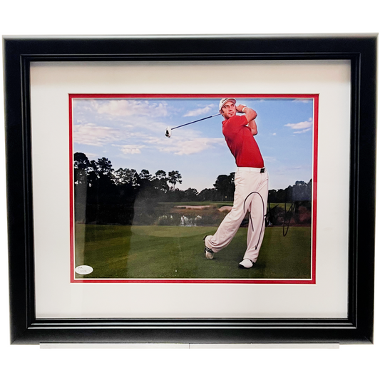 PGA Golf Legend Dustin Johnson Autographed 16"x20" Framed Photo