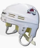 Colorado Avalanche White Mini Helmet