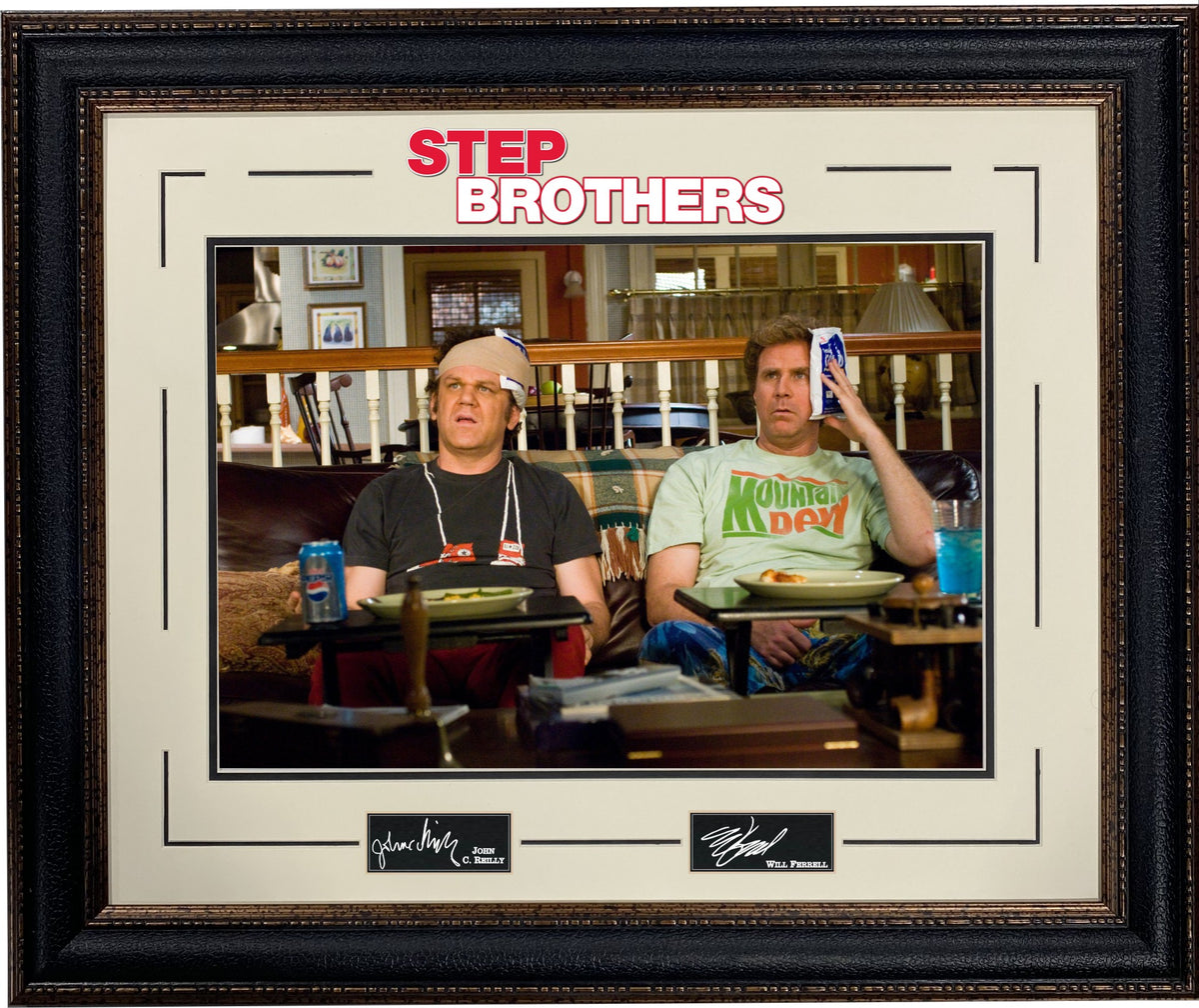 Step Brothers Photo with Laser Engraving Framed