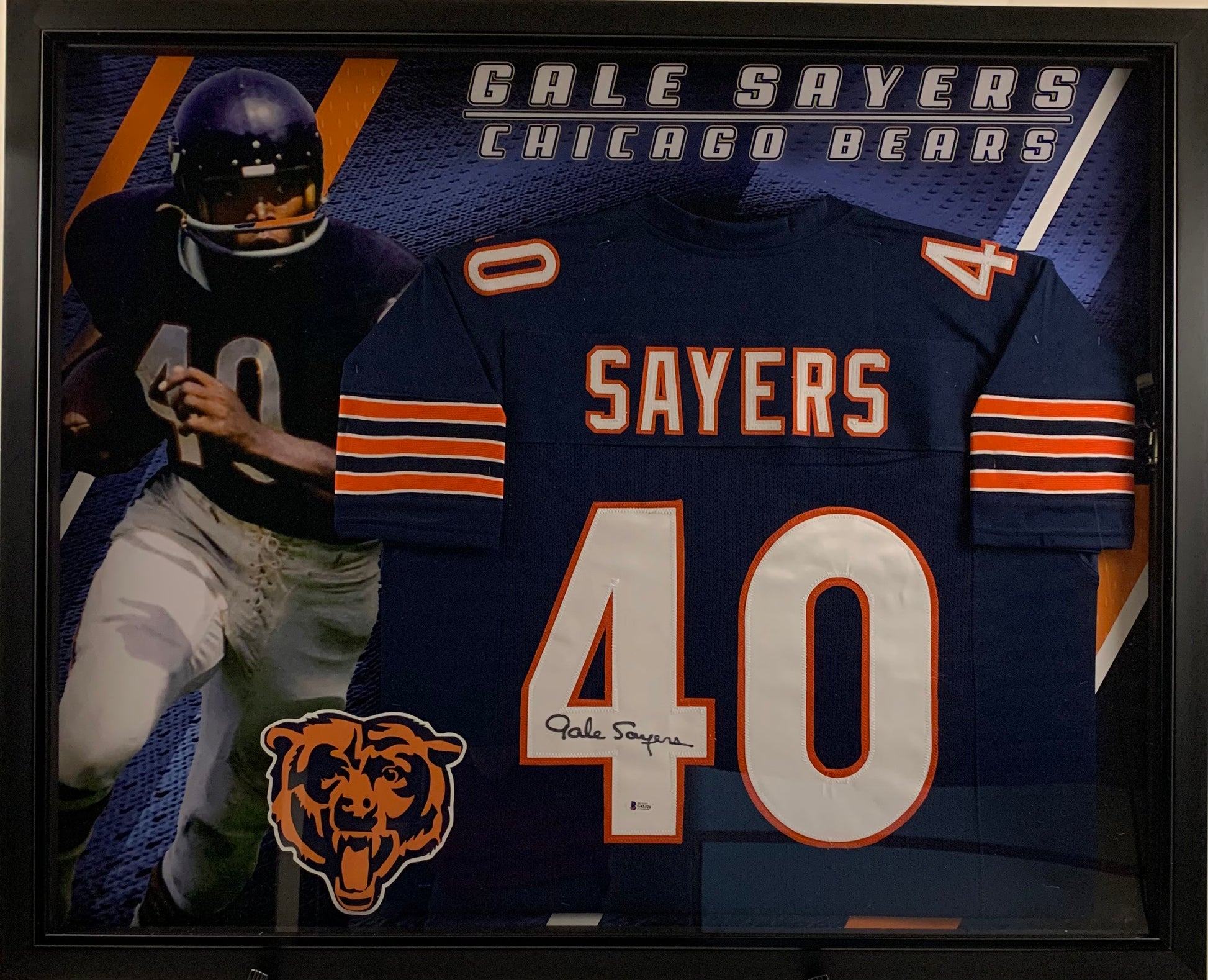 Gale Sayers Chicago Bears Autographed Jersey - Latitude Sports Marketing